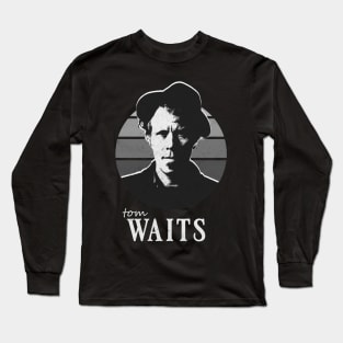 Tom Waits 80s Long Sleeve T-Shirt